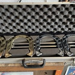 Old School Sports Gold Edition Horseshoe Set