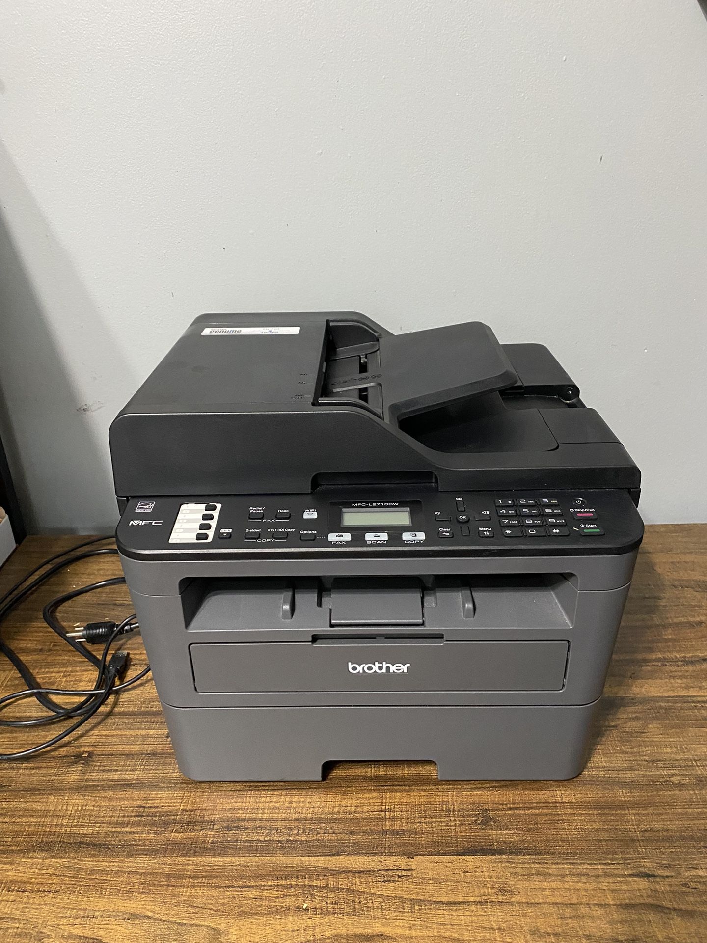 Brother MFC-L2710DW Wireless All-in-One Monochrome Laser Printer