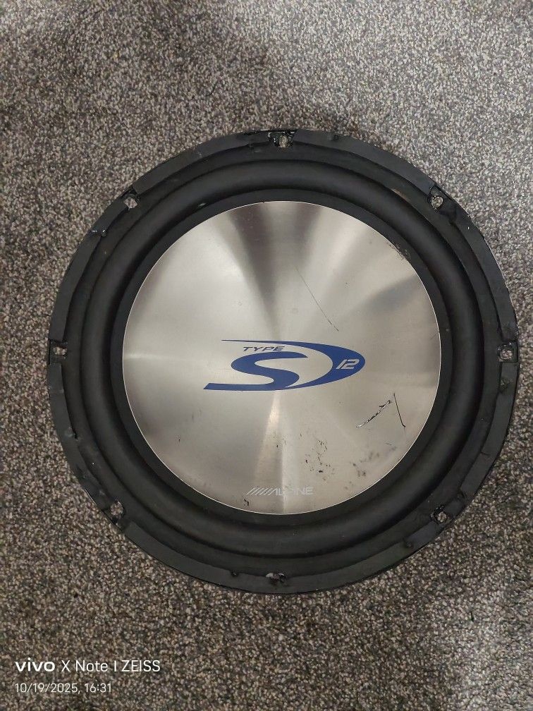 Alpine Type S 12" Sub