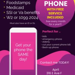 FREE Cell Phones W/ Included FREE Monthly Service