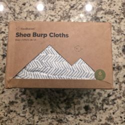 Keababies Shea Burp Clothes 6 Pack