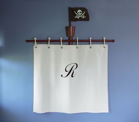 Pottery Barn Kids Monogrammed Pirate Sail Letter J