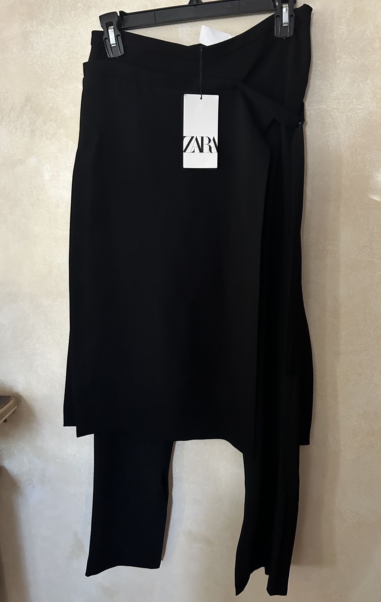 Zara Pants With Skirt 