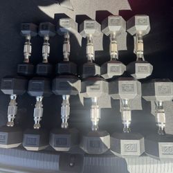 Hampton Rubber Dumbbells