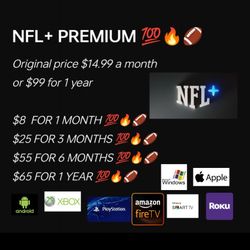 NFL + PREMIUM 🔥💯🏈