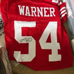 Fred Warner Signed Jersey 