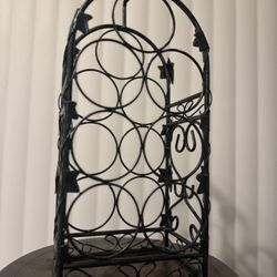 Wrought Iron Wine Rack