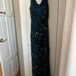 Sequined Long Dress By Rimini