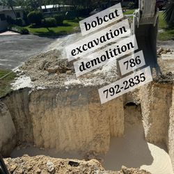 Bobcat Excavation Demolition 