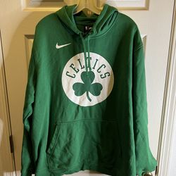 Nike Boston Celtics Hoodie Sweatshirt Men 3XL GreenWhite