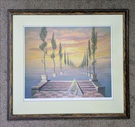 Artist "Curt Frankenstein" Signed Lithograph , edition Proof