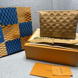 Louis Vuitton Coussin PM Handbag M57791 Camel Lambskin And Gold Hardware Amazing Condition