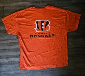 NFL CINCINNATI BENGALS MILLER LITE ORANMILLER LITE GE ADULT UNISEX XLARGE SIZE T-SHIRT PRE-OWNED
