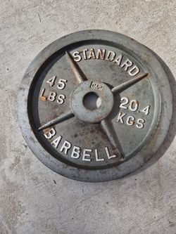 45 Pound Weight Plate