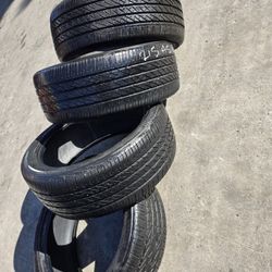 🔥 Set of 4 Bridgestone Tires – Size 215/45R18 🔥