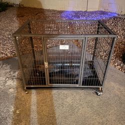 Dog cage. Heavy duty