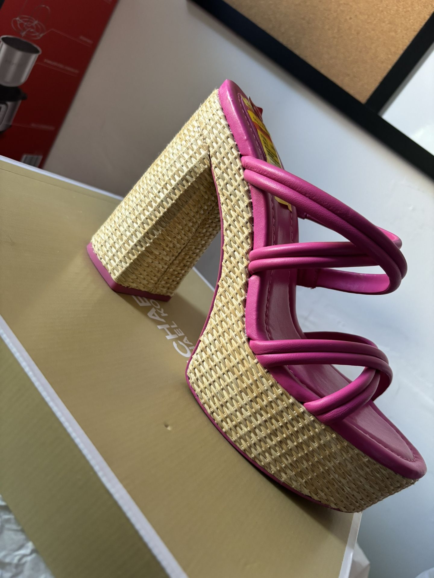 Pink Michael Kor Platform Heel Size 9