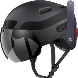 KRS-S1 Bike Helmets for Men Smart Helmets for Adults with 1080P 60 fps Sports Camera Dual Antenna Bluetoot Bike Helmet