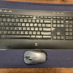 Logitech K520 keyboard and mouse combo set only $15!