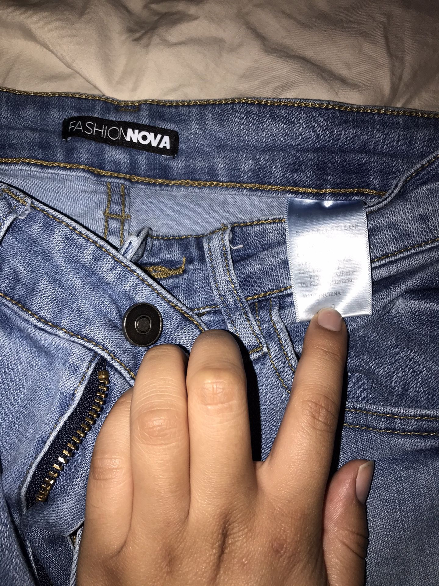 Fashion nova high rise skinny jeans size 9