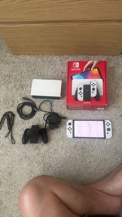 Nintendo Switch OLED White Console Bundle