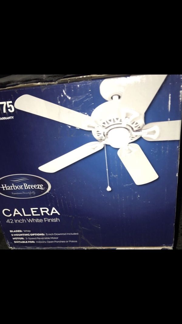 Ceiling Fan Harbour Breeze 42 Inch White Brand New In Box Ceiling Fan Harbour Breeze 42 Inch White Brand New In Box Household San Jose Ca Offerup