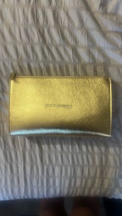 Dolce & Gabbana Gold cosmetic pouch, Purse