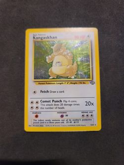 Pokémon TCG Kangaskhan Jungle 5/64 Holo Unlimited Holo Rare