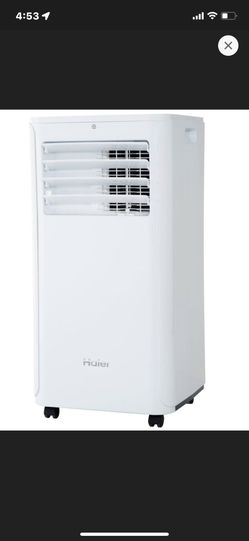 Haier 9000 BTU 3-in-1 Portable Air Conditioner for Small Rooms with Remote
