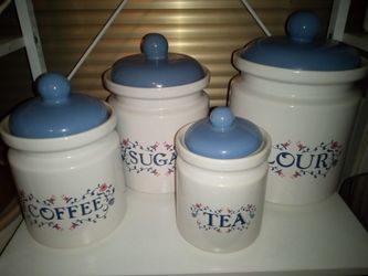 Vintage Kitchen Canisters