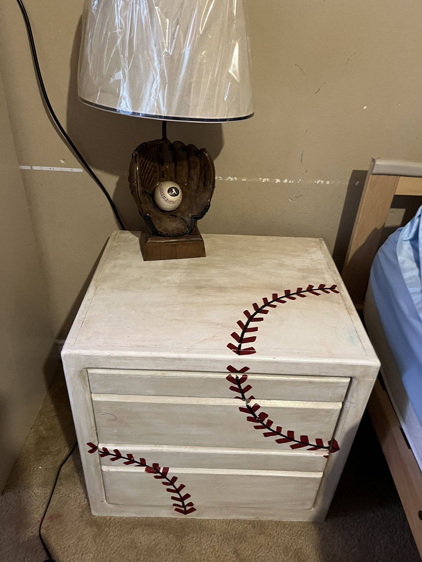 Baseball Dresser Set
