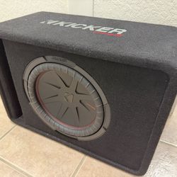 12” Kicker Comp R Subwoofer W/ 800W Amplifier