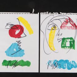 Peter Robert Keil Abstract Acrylic Portraits

