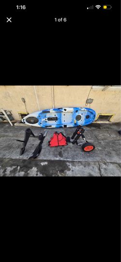 Brooklyn 10ft Peddle Drive Kayak with Extras