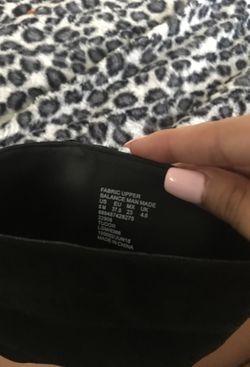 Black High heel boots, size 6