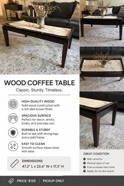 Wood Coffee Table