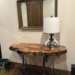 Custom Made Live Edge Table