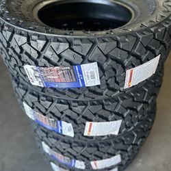 285 70 17 New All Terrain Tires 