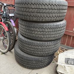 Set of 4 Bridgestone Dueler A/T Tires – 275/60R20 – All Terrain