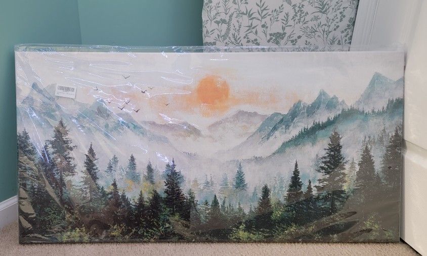 beautiful brand new 40 × 20 inch canvas wall art. (MUST SELL TODAY)