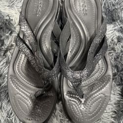 Women's Crocs sandals, size 11