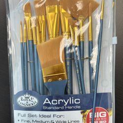 Royal & Langnickel Gold Taklon 15 Pc Variety Brush Set