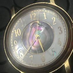 GUESS ABALONE GOLD WATCHFACE
