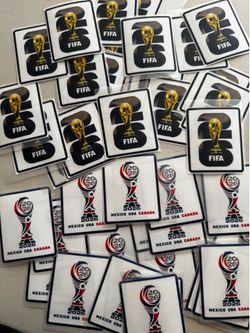 World Cup patches ..Parches del Mundial 2026 y FIFA. 2 x $4