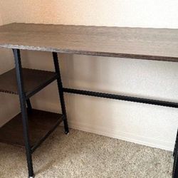 Desk with Shelves from Amazon