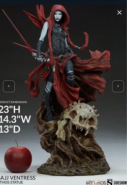Sideshow Collectibles Asajj  Ventress Mythos Statue Star Wars Clone Wars