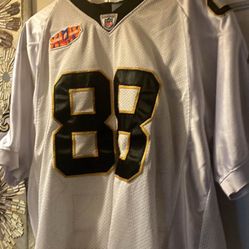 New Orleans onfield Reebok Jersey #88 J. Shockey