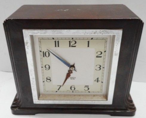 vintage Smiths Sectric Art Deco Bakelite mantel clock