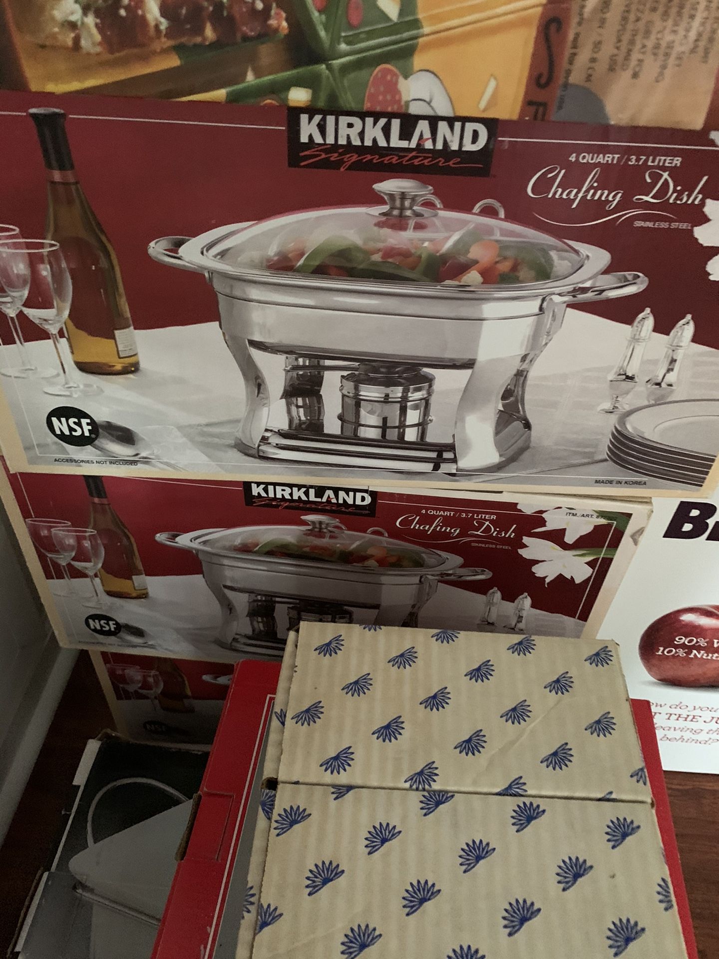 Chafing dish 4 qt and 3.7 liter