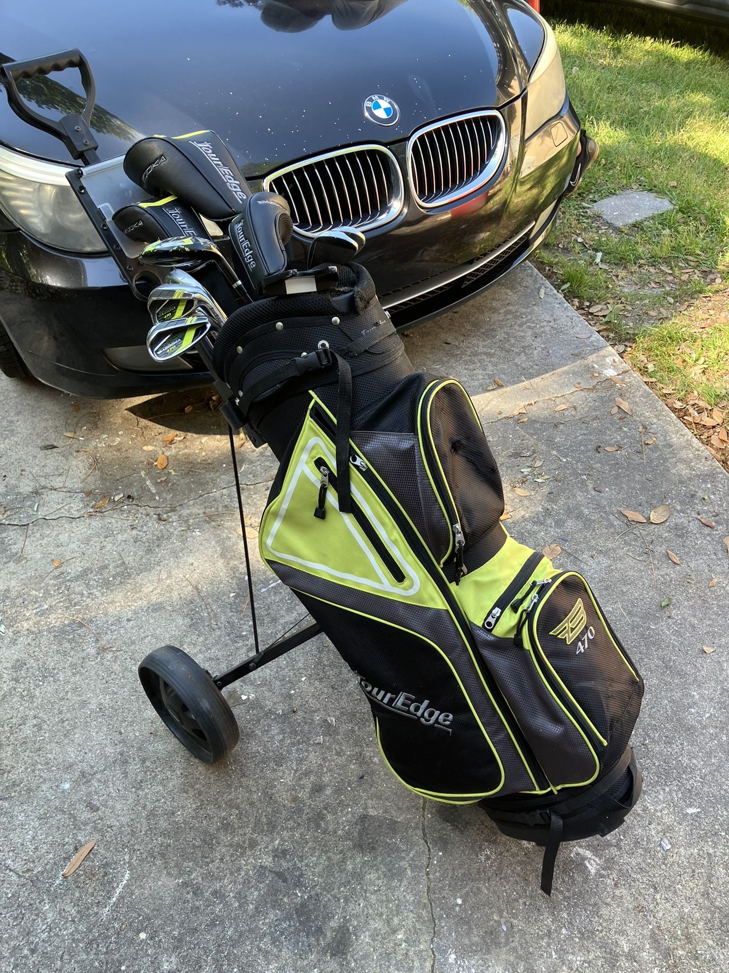 Tour Edge, Golf Clubs Golf Bag, And Cart